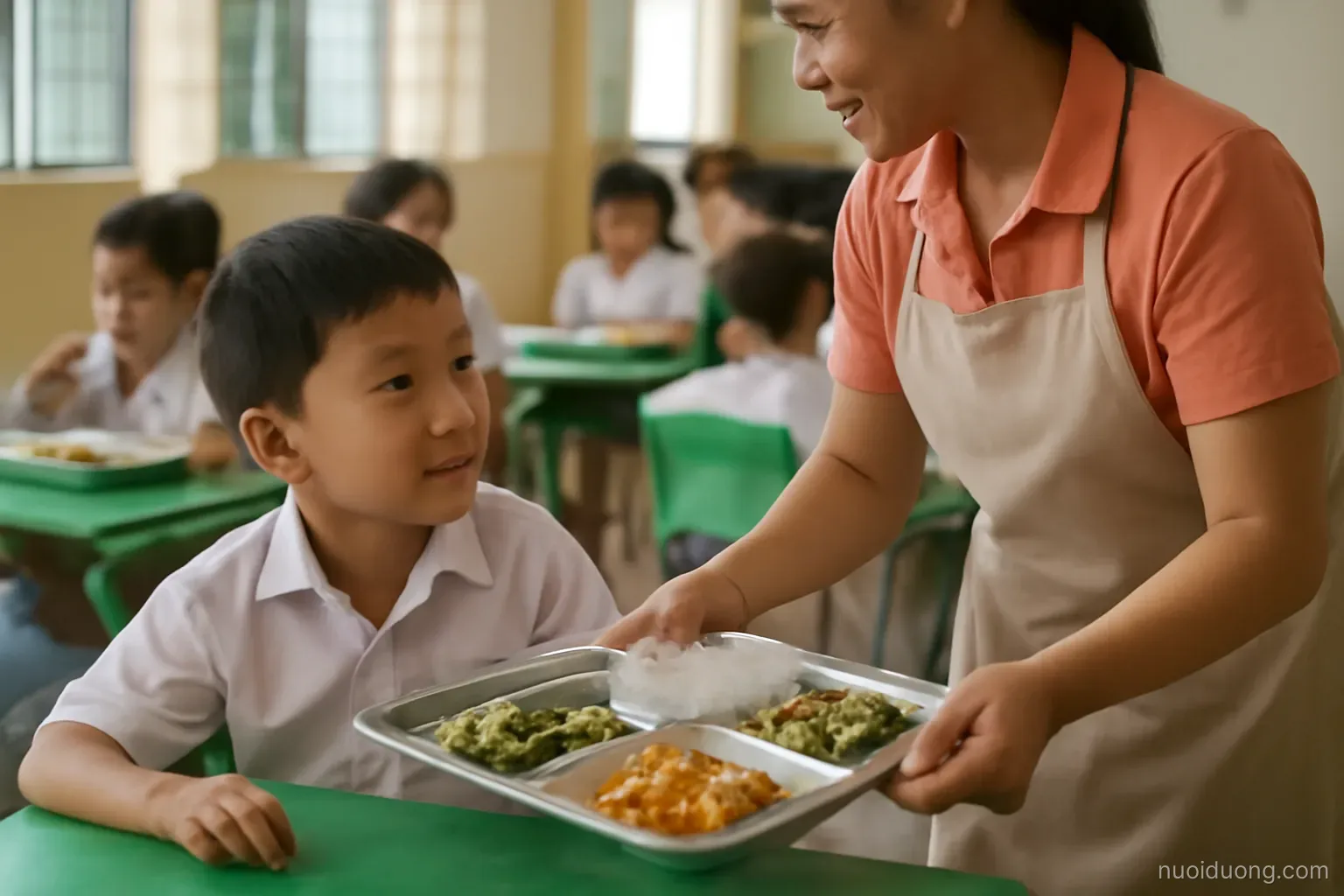 Không khí bữa ăn quyết định con ăn được bao nhiêu