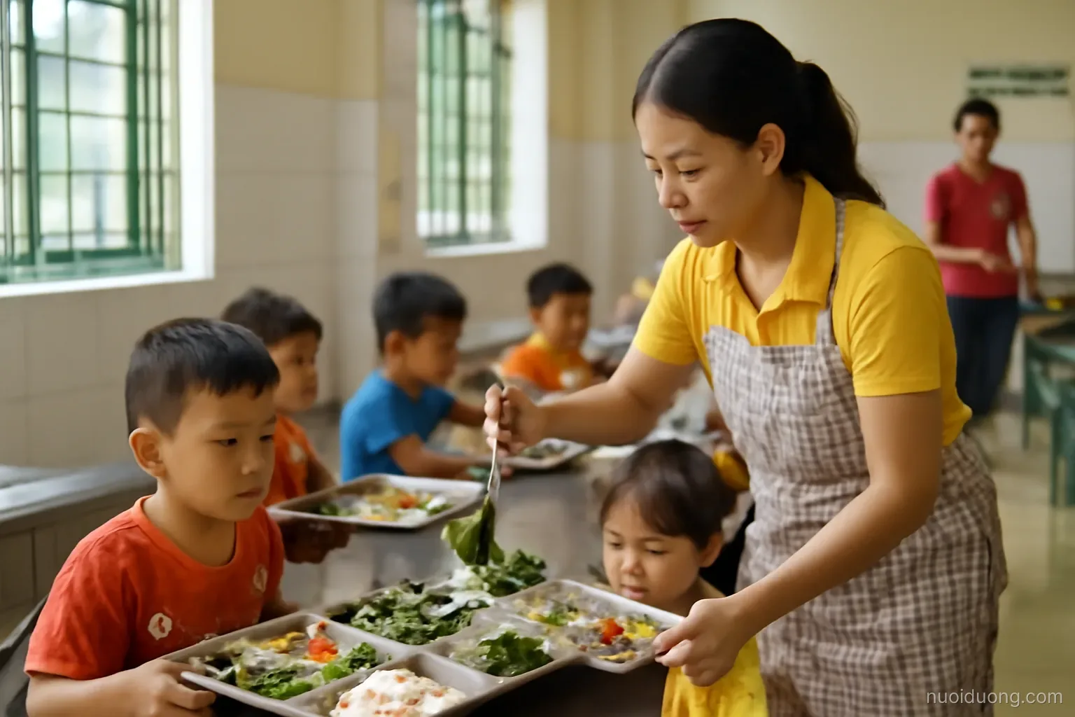 Phối hợp thực đơn nhà với thực đơn trường